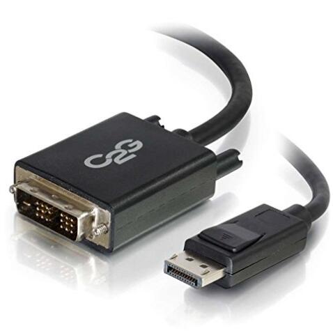 C2G 3ft DisplayPort to Single Link DVI-D, M/M, Adapter Cable - Black