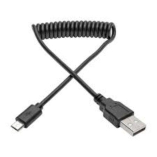 Tripp Lite - Câble USB 2.0 spiralé USB 2.0 A vers Micro-B (M/M) - 3 pi (U050-003-COIL)