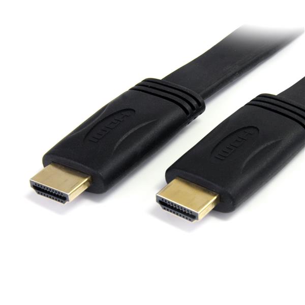 âble HDMI plat haute vitesse avec Ethernet Startech - 10 pi (HDMIMM10FL
