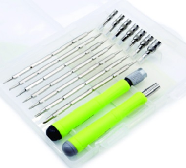 King'sdun KS-8116 16 Pieces Interchangeable Screwdriver Bit Repair Tools for Mobile Phones.
