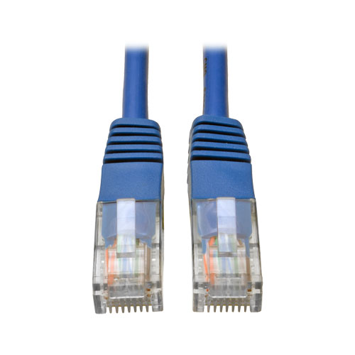 Tripp Lite Câble Moulé sans Accroc Cat5e 350MHz (Bleu) - 25 pi | N002-025-BL