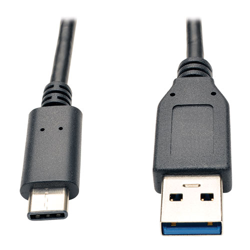 Câble Tripp Lite USB 3.1 Gen 2 (10 Gbps), USB Type-C (USB-C) vers USB-A (M/M), 3 pi | U428-003-G2