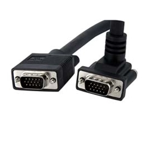 StarTech Câble MXT101MMHU6 de 6 pi Coaxial Haute Résolution VGA Angled Upward de 90 degrés pour Moniteur de Détail - HD15 (M...