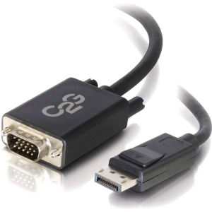Câble adaptateur mâle DisplayPort vers mâle VGA C2G - Câble DisplayPort - 3 m (54333)