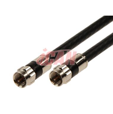 Câble coaxial TV/satellite iCAN RG6, mâle vers mâle, 25 pieds