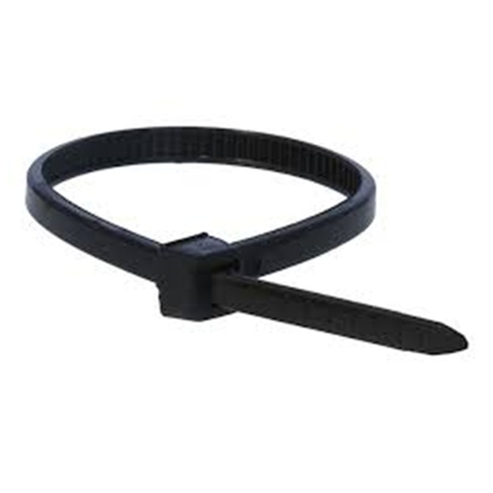 iCAN Attaches câble nylon 8po 100 pieces - Noir