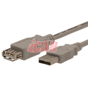 Câble d'extension USB iCAN 24/28 AWG A/A - 15 pieds