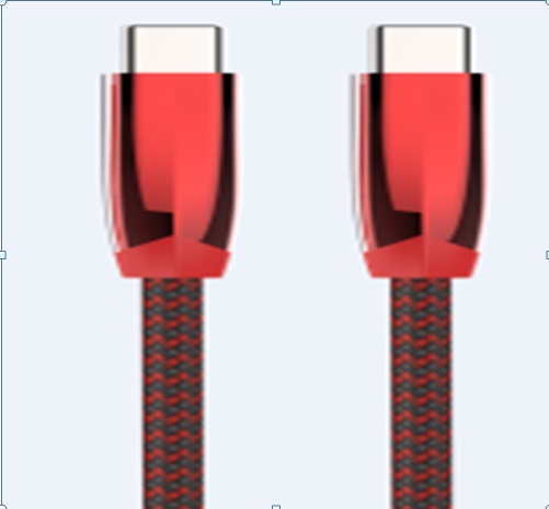 Câble iCAN Premium USB 3.1 Gen 1 Type C vers Type C, M/M, 3 pieds, Argent