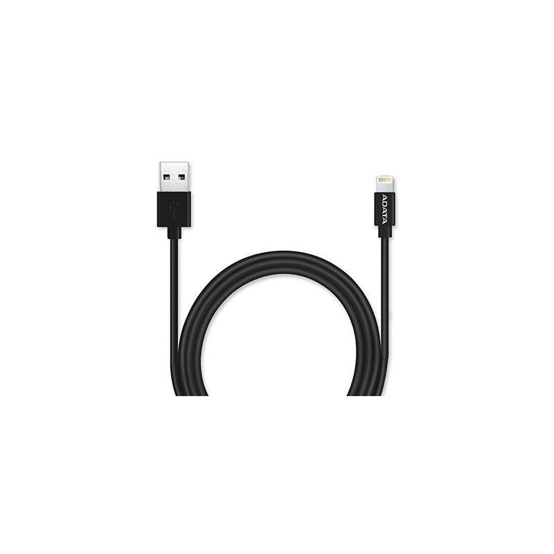 Câble Lightning Apple ADATA Sync & Charge de 6,56 pi, noir
