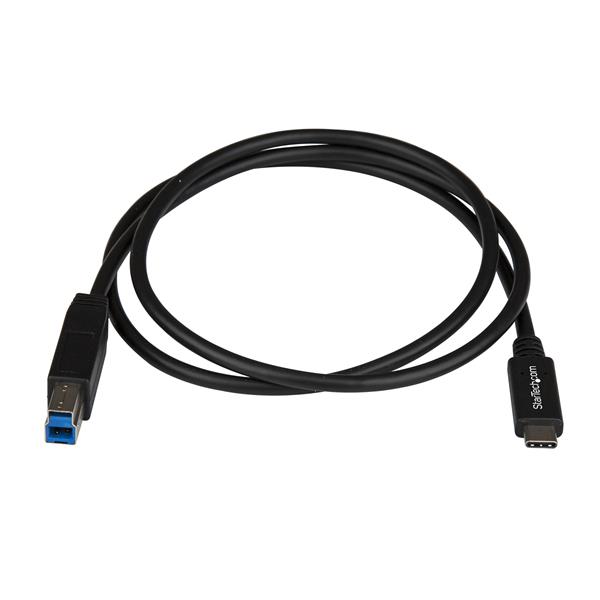 âble d^imprimante USB-C vers USB-B Startech - M/M - 1 m (3 pi - USB 3.1 (10 Gbit/s) (USB31CB1M