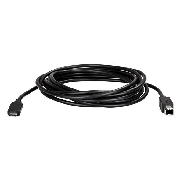StarTech USB-C to USB-B Printer Cable - M/M - 3 m (10 ft.) - USB 2.0 (USB2CB3M)