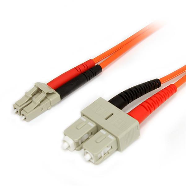 Startech Fiber Optic Cable - Multimode Duplex 50/125 - LSZH - LC/SC - 3 m (50FIBLCSC3)