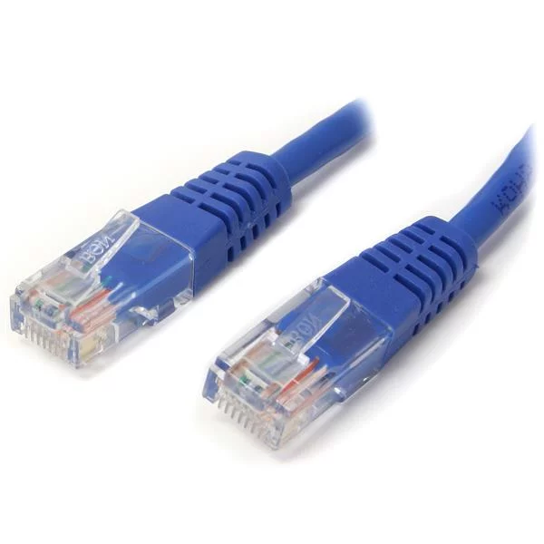 Startech Blue Molded Cat5e UTP Patch Cable - 1ft (M45PATCH1BL)