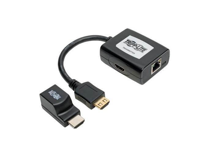 Kit d^extension HDMI sur Cat5/Cat6 Tripp Lite, alimentation par câble, 1080p 60 Hz (B126-1P1M-U-POC)