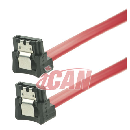 iCAN Câble de donnéesSATA 3 6 Go / s angle droit-droit - 40 "