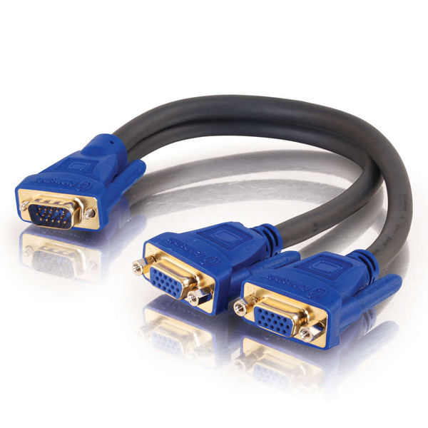 C2G Ultima SXGA HD 15 Male To Dual HD15 Female Monitor Y-Cable (29610)