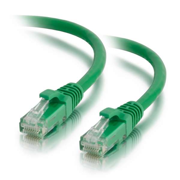 Cables To Go (00416) - Câble de raccordement réseau anti-coupure / non-blindé UTP RJ45 Cat5e - 15 pi (Vert)