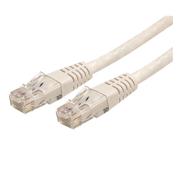 StarTech (C6PATCH6WH) - Câble de raccordement Cat6 UTP moulé - 6 pi (Blanc)