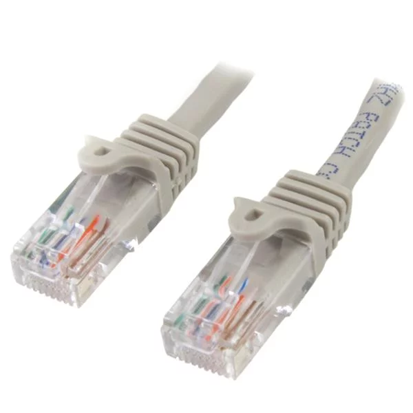 STARTECH 20 ft Snagless Cat5e UTP Patch Cable - Gray