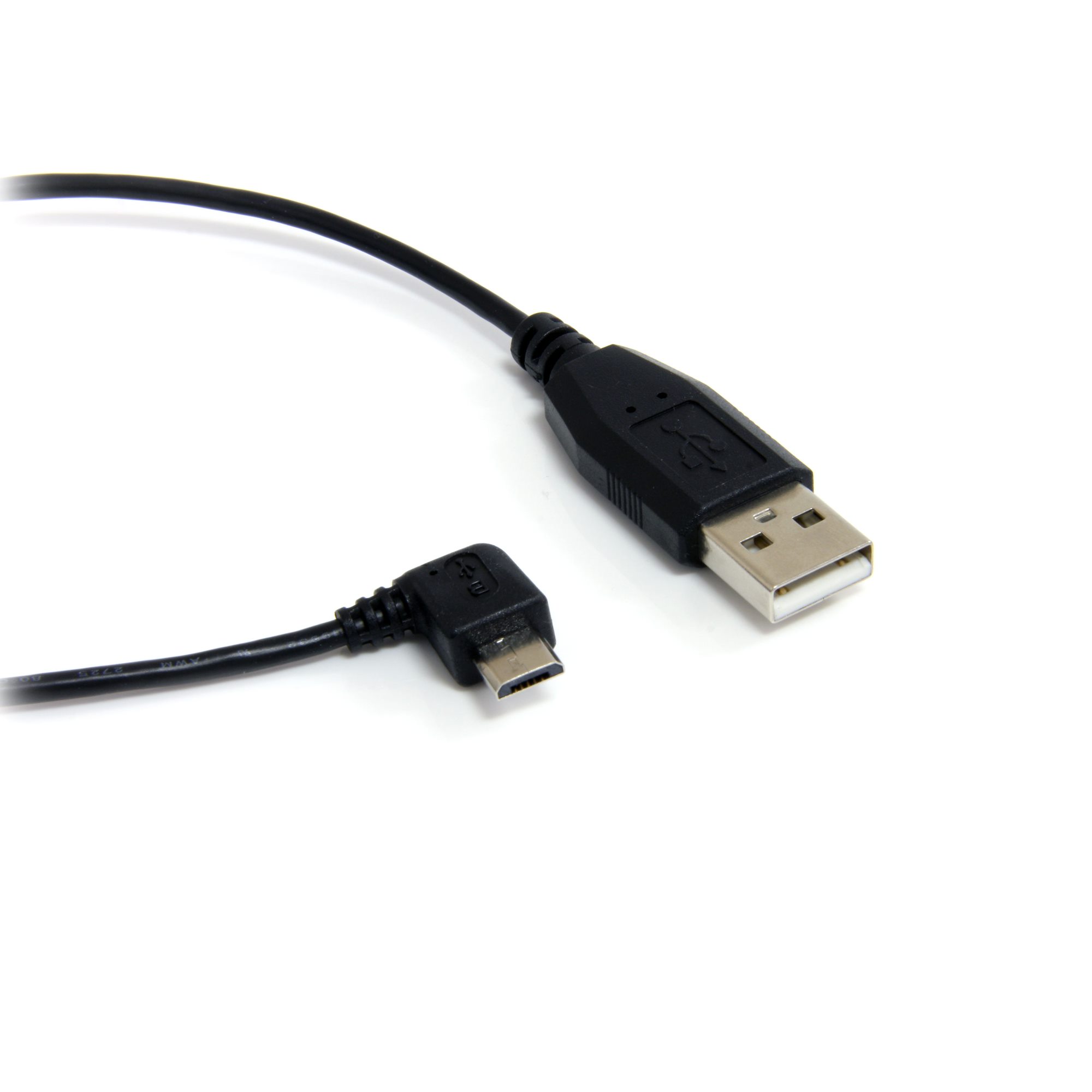 StarTech (UUSBHAUB6RA) - Câble micro USB A vers micro B à angle droit - 6 pi (Noir)