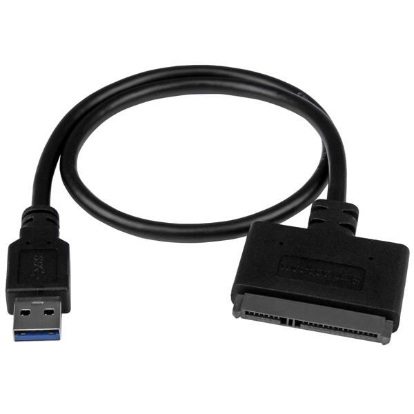 Câble adaptateur STARTECH USB 3.1 vers SATA pour disques 2,5"