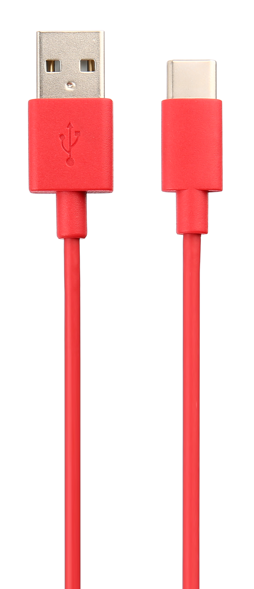 iCAN 3ft USB-A to Type-C USB Cable, USB 2.0 cable, Red