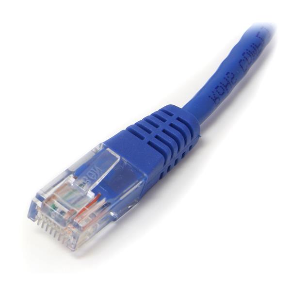 StarTech (M45PATCH6BL) - Câble de raccordement UTP RJ45 Cat5e moulé - 6 pi (Bleu)