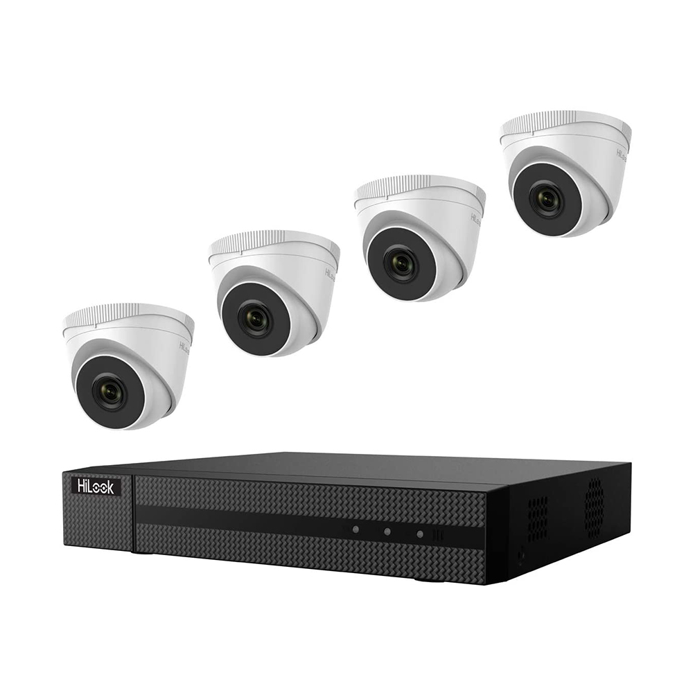 HiLook High-Performance PoE IP Security Camera Kit