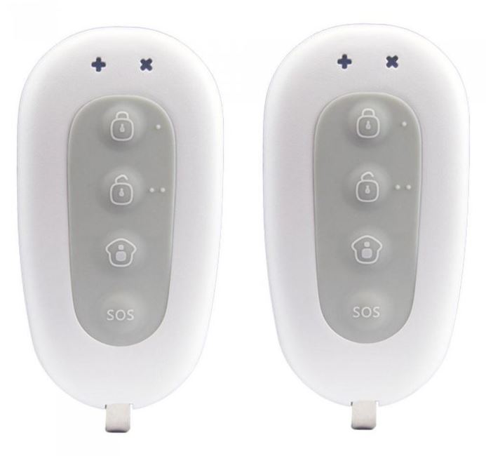 Smanos 2 Pack Remote Control (RE2300) | -Easy to carry around on a keychain or in your pocket or purse | -helps quickly arm or 