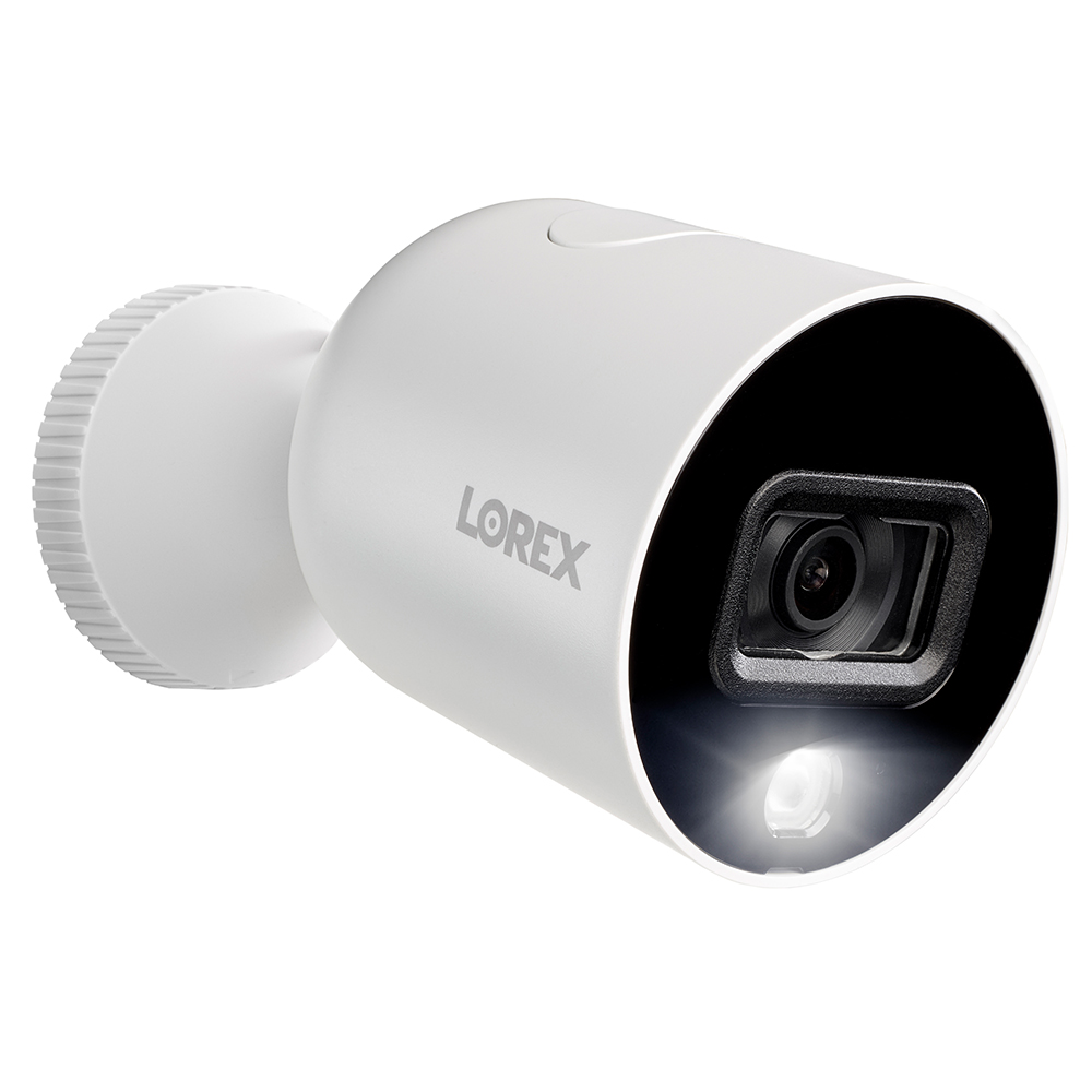 Caméra Wi-Fi Lorex Smart Indoor/Outdoor 1080p avec dissuasion intelligente et vision nocturne couleur, 129 FOV, MicroSD (32G...