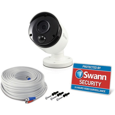 SWANN 5MP Outdoor True Detect Thermal-Sensing Bullet Security Camera