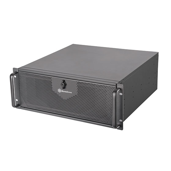 Silverstone RM42-502 4U Rackmount Chassis - 2x 5.25" 1x2.5", Black (RM42-502)