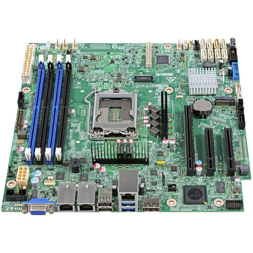Intel DBS1200SPLR Silver Pass Server Board - uATX LGA1151 (DBS1200SPLR) - for Xeon E3-1200 v5/v6