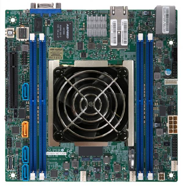 Carte mère de serveur intégrée CPU Supermicro X11SDV-16C+-TLN2F - avec processeur Intel Xeon D-2183IT 16 c?urs et 32 threads...