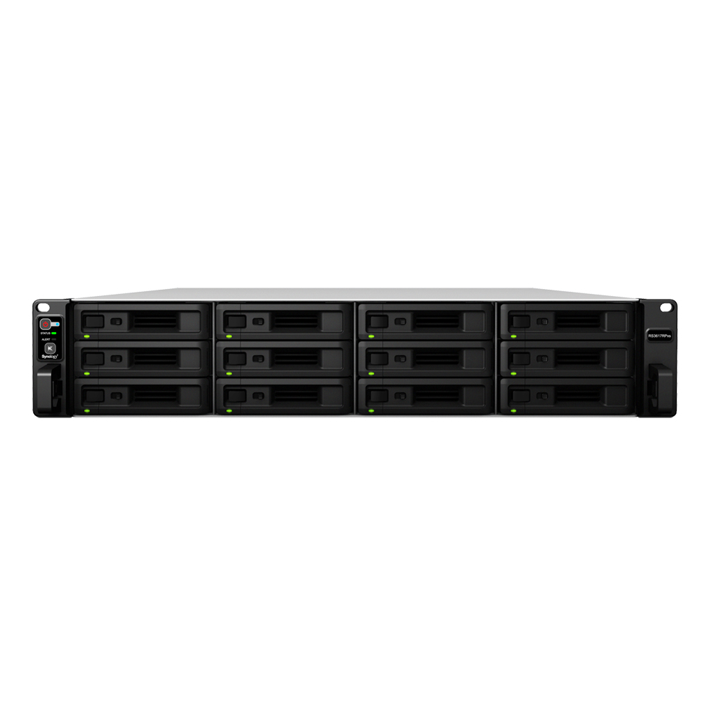 Synology RackStation RS3621RPxs 12-Bay 2U Rack NAS Server (RS3621RPxs)