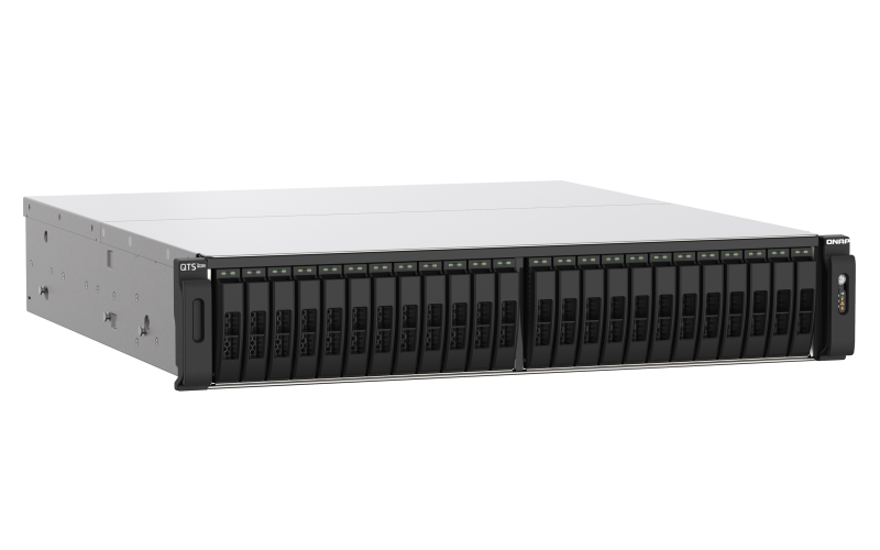 QNAP TS-H2490FU-7302P 24-Bay all-flash 2U Rackmount NAS Server (TS-H2490FU-7302P-128G-US)