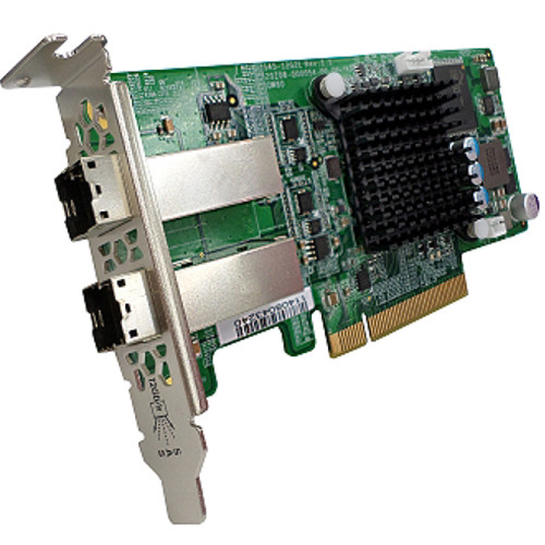 QNAP SAS-12G2E 2-port SAS 12GB Storage Controller - for select NAS Server (SAS-12G2E)