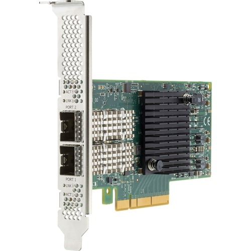 ontrôleur Ethernet de serveur HPE à double port SFP28 10/25 Go 640 - pour serveur sélectionné, fibre optique PCIe 3.0 x8 (81...