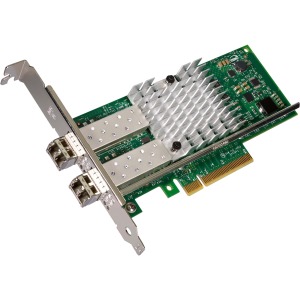 ontrôleur Ethernet de serveur convergé à double port 10GBase-SR Intel X520-SR2 - LC multi-mode - PCIe x8 (E10G42BFSR) - Plei...