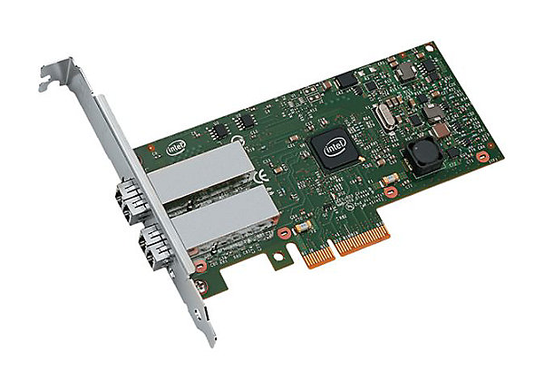 Intel I350-F2 Dual Port 1000-Base-SX Server Ethernet Controller - PCIe x4, Retail Pack (I350-F2) - Full-Helight & Low-Profile B