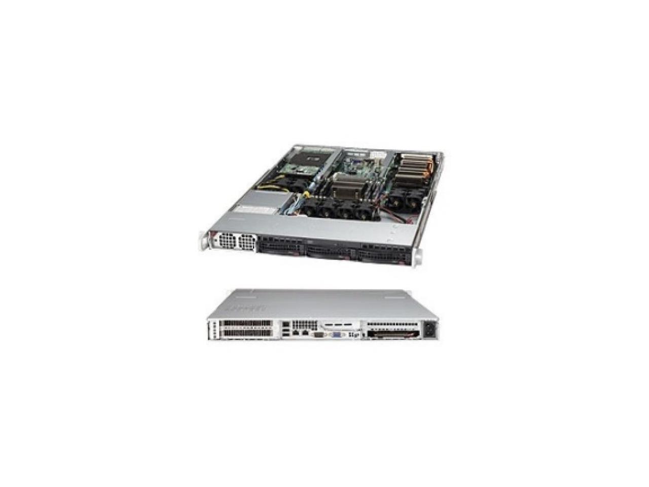 Supermicro SuperServer 5018GR-T 1U Rack Server Barebone - 3 baies remplaçables à chaud de 3,5&quot; (SYS-5018GR-T) - Prend e...