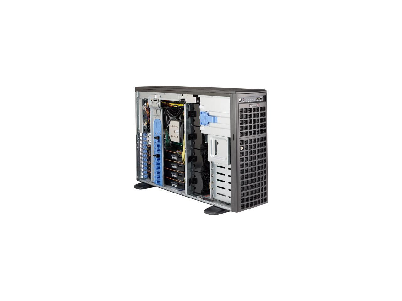 Supermicro 7048GR-TR Barebone de serveur rack/tour 4U optimisé par GPU à double socket (SYS-7048GR-TR) - Comprend un châssis...