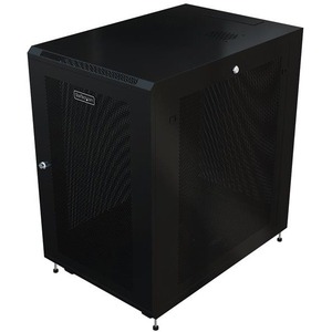 rmoire de rack serveur StarTech de 24U et de 19 pouces - Profondeur réglable de 4 poteaux de 2 à 30 pouces, mobile et verrou...