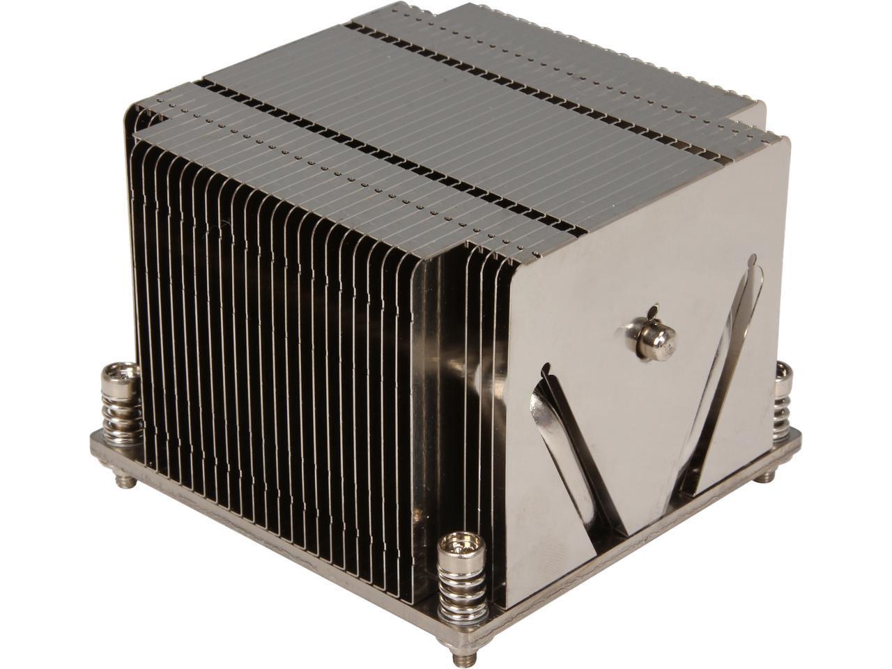 Refroidisseur passif de processeur Supermicro 2U pour carte de serveur sélectionnée - LGA2011 Square ILM (SNK-P0048P)