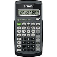 Texas Instruments Scientific Calculator (TI-30Xa) | One Line 10 Digit Display | Fraction Features | One-Variable Statistics | Conversions | Basic Scientific and Trigonometeric Functions