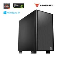 ARMOURY Gaming PC A-006 AMD Ryzen 5 3600 3.6GHz GTX 1650 4G GDDR6 500GB NVME SSD 8GB RAM WiFi Windows 10 Home