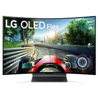 LG FLEX 42" OLED Smart Gaming TV with Adjustable Curvature, 0.1ms Response Time, Anti-Reflection with SAR technology, 4 HDMI, Supports eARC - 42LX3QPUA