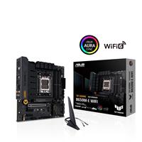 ASUS TUF GAMING B650M-E WIFI AMD AM5 B650 micro-ATX (mATX) motherboard with 8+2 DrMOS, DDR5, PCIe 5.0 M.2 slot w/heatsink, M.2 slots, Wi-Fi 6, 2.5Gb LAN, DP, HDMI™, USB 3.2, BIOS FlashBack™, Aura Sync