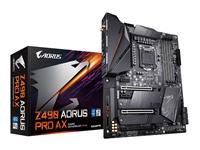 GIGABYTE Z490 AORUS PRO AX LGA 1200 10th Gen ATX Motherboard Direct 12 Phases Digital VRM, Comprehensive Thermal Solution Fins-Array II, Intel WiFi 6 802.11ax, Intel®2.5GbE LAN, RGB FUSION 2.0