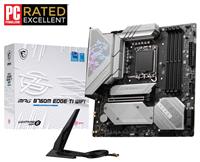 MSI MPG B760M EDGE TI WIFI, Intel B760 mATX LGA 1700, prend en charge les processeurs Intel® Core™ de 12e/13e/14e génération, les processeurs Pentium® Gold et Celeron®, 4 Dimm DDR5, PCIE 5.0, M.2 x 3, ports USB 3.2 Type-C, JRVB, WIFI 6E